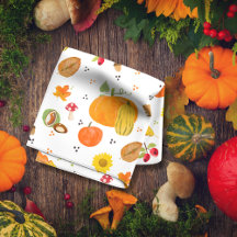 Autumn Lover Kitchen Towels with Pumpkins