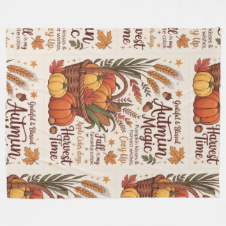 Autumn magic harvest time stylish Blanket New Home