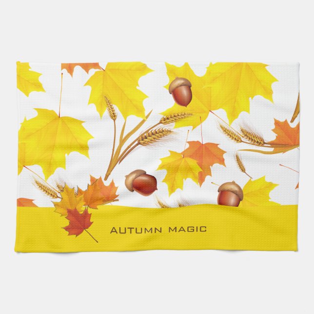 Autumn Magic Kitchen Towel (Horizontal)