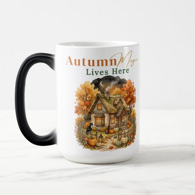 Autumn Magic Lives Here Mug (Left)