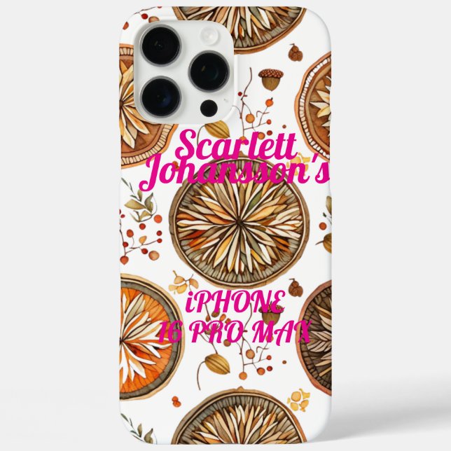 Autumn Mandala Pattern Case-Mate iPhone Case (Back)