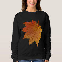 Autumn Maple Leaf Art T-shirt – Fall Colours Minim