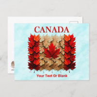Autumn Maple Leaf Canadian Flag