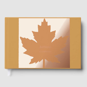 Autumn Maple Leaf Guestbook
