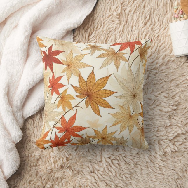  autumn maple leaf pillow (Blanket)