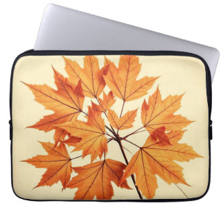 Autumn Maple Leaf Print: Fall Foliage Laptop Sleeve