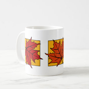 Autumn Maple Leaves Coffee Mug