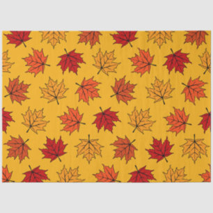 Autumn Maple Leaves Tissue Paper