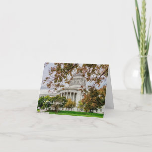 Autumn MO Capitol Thank You Greeting Card