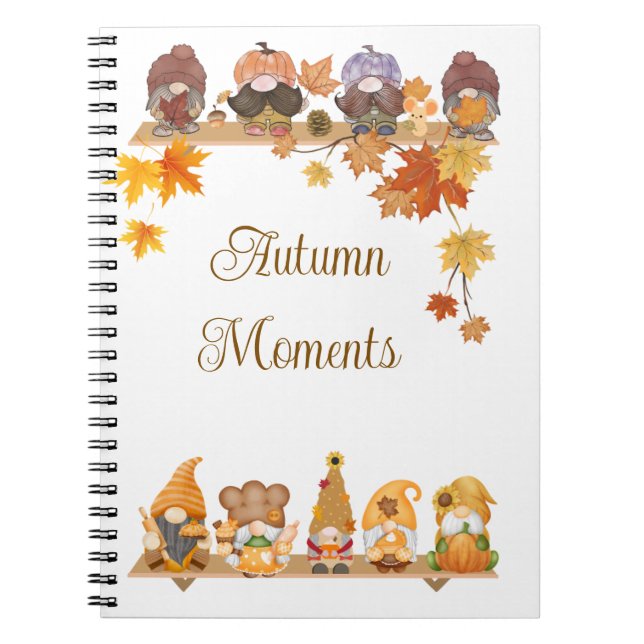 Autumn Moments  Notebook (Front)