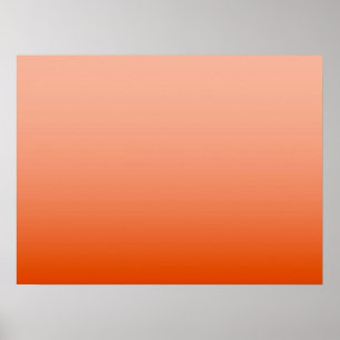 AUTUMN MOOD – Burnt Apricot   deep to light    Poster
