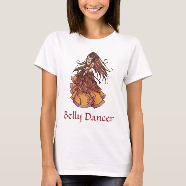 Autumn Moon Belly Dancer T-Shirt (Front)