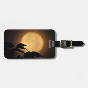 Autumn Moon Luggage Tag