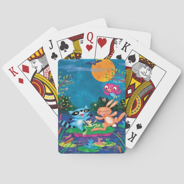 Autumn Moon Playing Cards (Back)