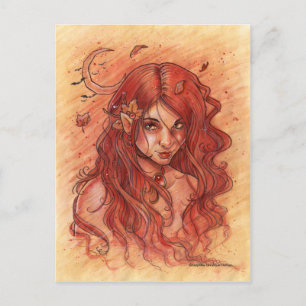 Autumn Moon Postcard