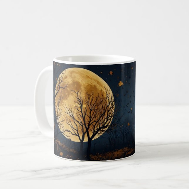 Autumn Moonlit Night Mug (Front Left)