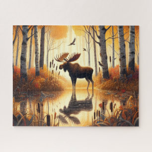 Autumn Moose Puzzle