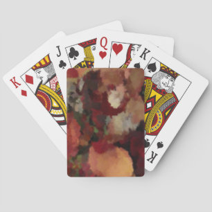 Autumn Mosaic Watercolors Playing Cards