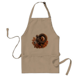 Autumn Mouflon Ram Wildlife Standard Apron