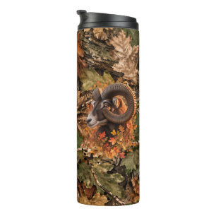 Autumn Mouflon Ram Wildlife Thermal Tumbler