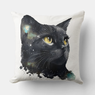 Autumn Mountain Landscape Throw Pillow