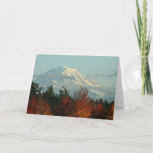 Autumn Mt. Rainier Card