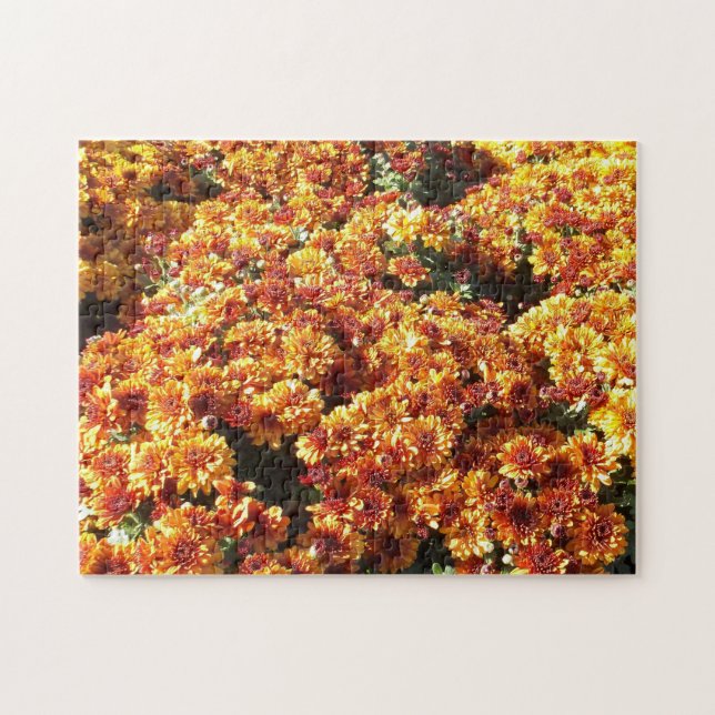 Autumn Mums Jigsaw Puzzle (Horizontal)