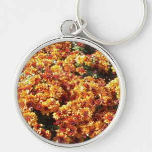 Autumn Mums Keychain