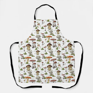 Autumn Mushroom Apron 