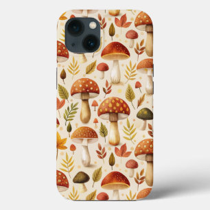 Autumn Mushrooms iPhone 13 Case