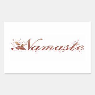 Autumn Namaste Yoga Sticker