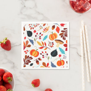 Autumn Napkins Pattern