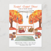 Autumn New Home Modern Cozy Porch Scene