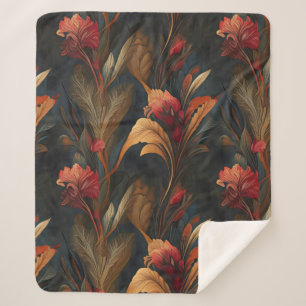 Autumn Nights Sherpa Blanket