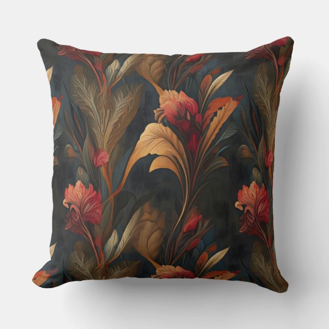 Autumn Nights Throw Pillow (Front)