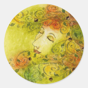 Autumn Nymph Sticker