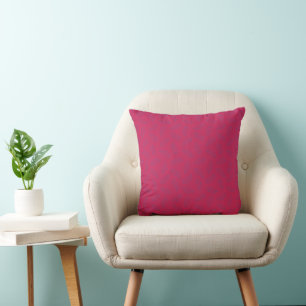 Autumn Oak - Berry/Plum Throw Pillow