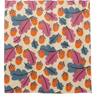 Autumn Oak: Leaves and Acorns Pattern