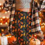 Autumn Oak Leaves Fall Navy Leggings<br><div class="desc">Celebrate the rich colours of the season with these Autumn Oak Leaves Fall Navy Leggings. Featuring a beautiful array of orange, yellow, and red oak leaves against a deep navy background, these leggings evoke the warmth and beauty of autumn. Ideal for fall festivities, casual outings, or adding a seasonal touch...</div>