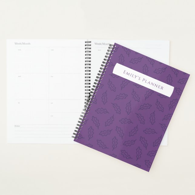 Autumn Oak Planner - grape/plum (Display)