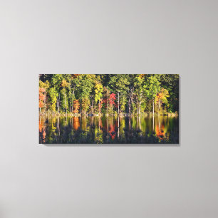 Autumn On Beardsley Pond Canvas Print