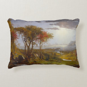 Autumn On the Hudson River Decorative Pillow