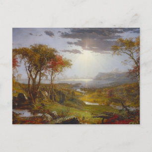 Autumn On the Hudson River Postcard