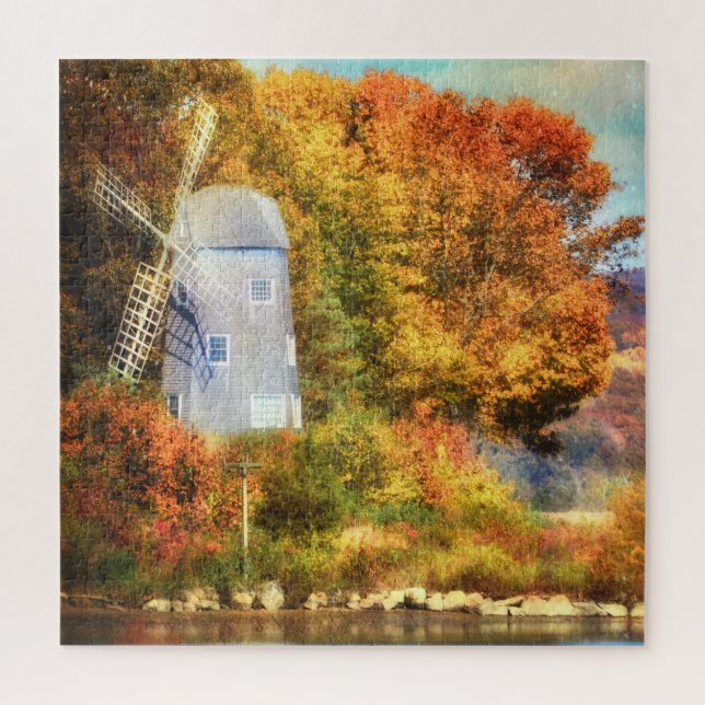 Autumn On The River Jigsaw Puzzle (Vertical)