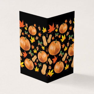 Autumn Orange Pumpkin Fall Pattern