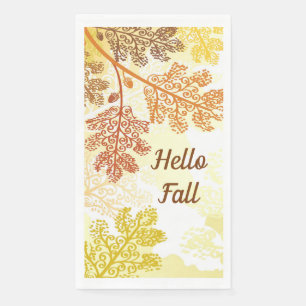 Autumn Paper Guest Towel Napkin