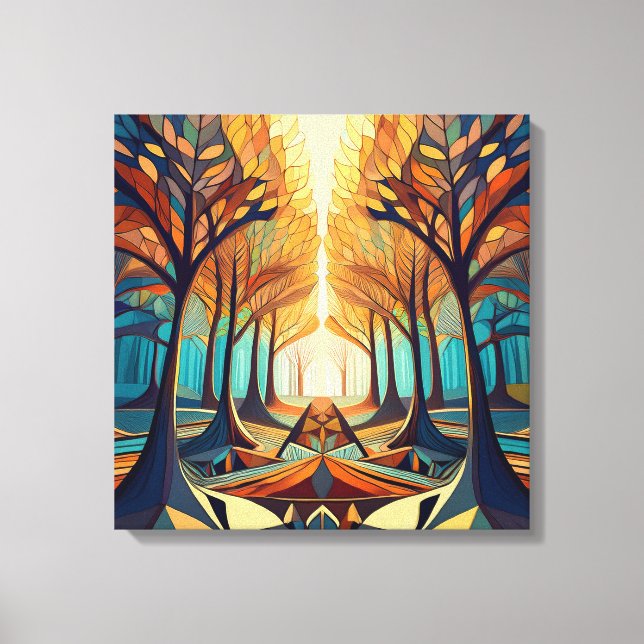 Autumn park canvas print (Front)