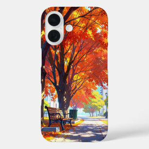 Autumn Park Tranquillity iPhone 16 Case