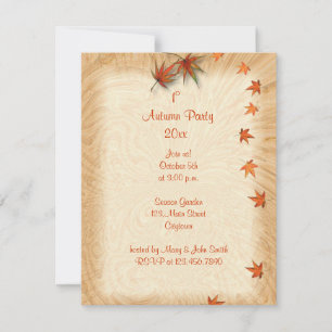 Autumn Party Invitation