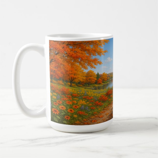 Autumn Pathway Coffee Mug (Left)